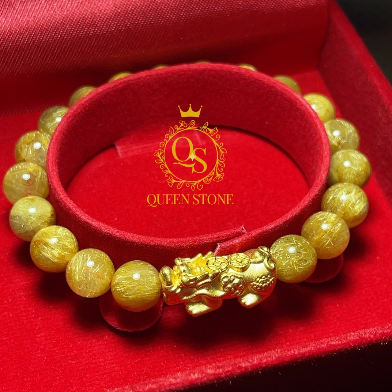 🌟โครตเฮง🌟 ปี่เซียะ ทองแท้ 99.99% ปลุกเสกแล้ว อานุภาพแรง ดูดเงินล้าน (Super Premium)