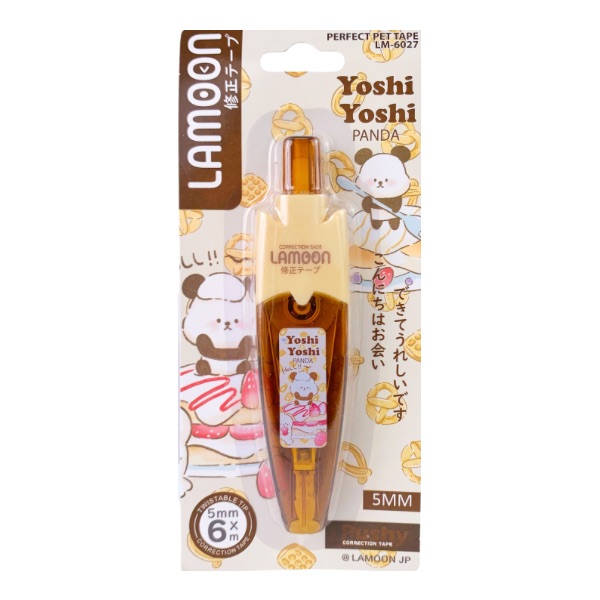 เทปลบคำผิด Lamoon รุ่น Pushy ขนาด 5 มม. x 6 ม. ลายการ์ตูนน่ารัก