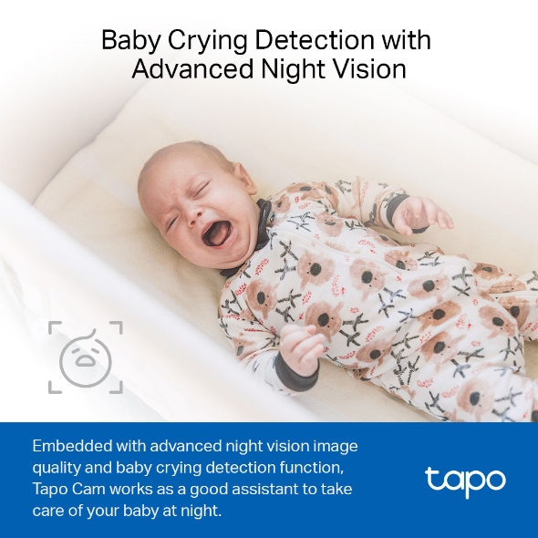 กล้องวงจรปิด TP-Link Tapo C100 Home Security Wi-Fi Camera
