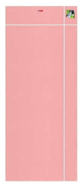 MP12 ประตู UPVC เซาะร่อง สีพิงค์โกลด์ (ผิวสัมผัส Soft Touch ลื่นมือ ไม่เก็บฝุ่น)
