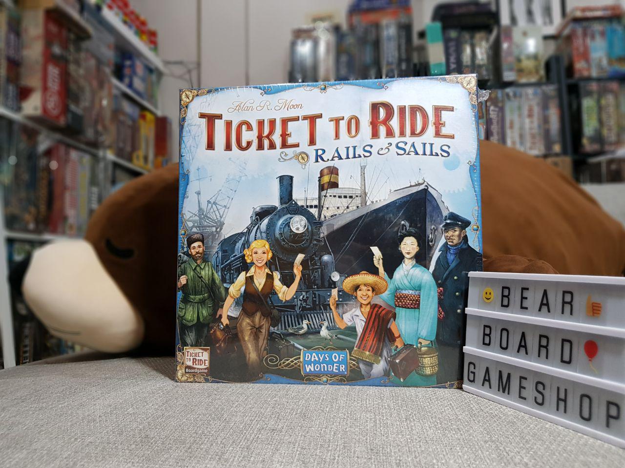Ticket to ride: Rails & Sails บอร์ดเกมของแท้