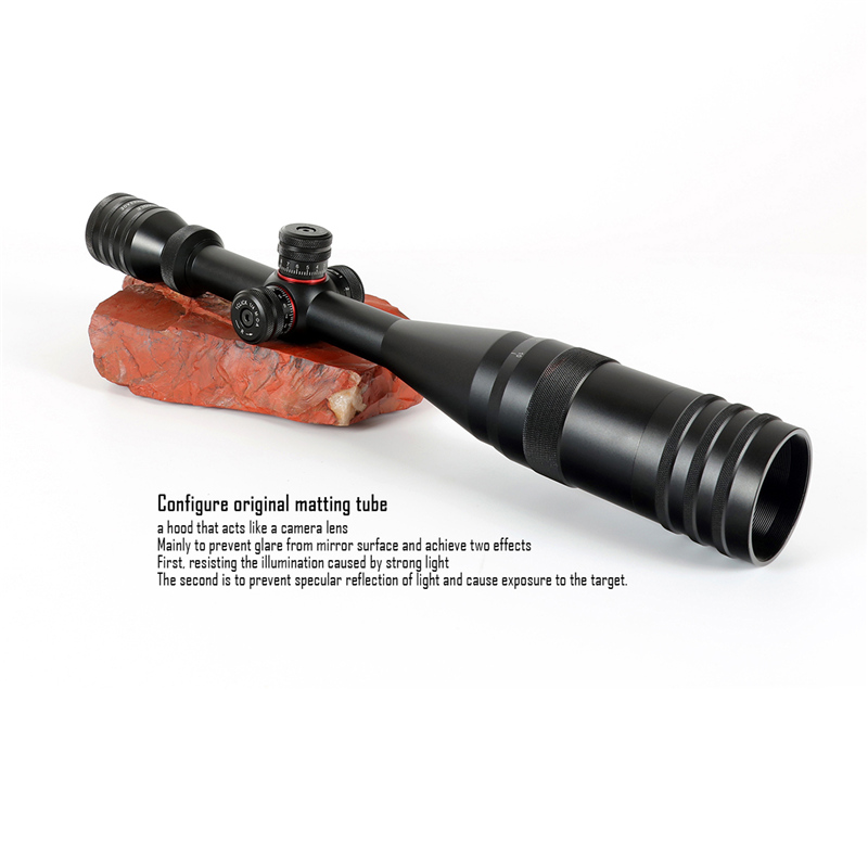 กล้องติดปืน กันน้ำ กันกระแทก มีไฟเส้นเล็ง T-EAGLE R 4 16X44 AOE HK SCOPE