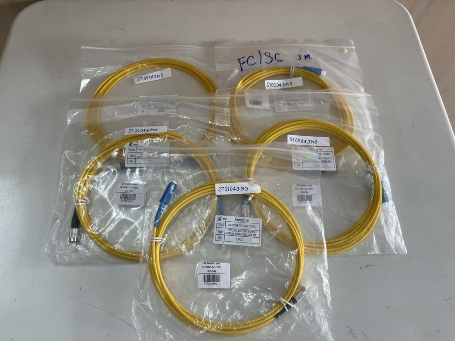 Stech Patch Cord FC/UPC-SC/UPC-G657A1-SX-3.0-3M.