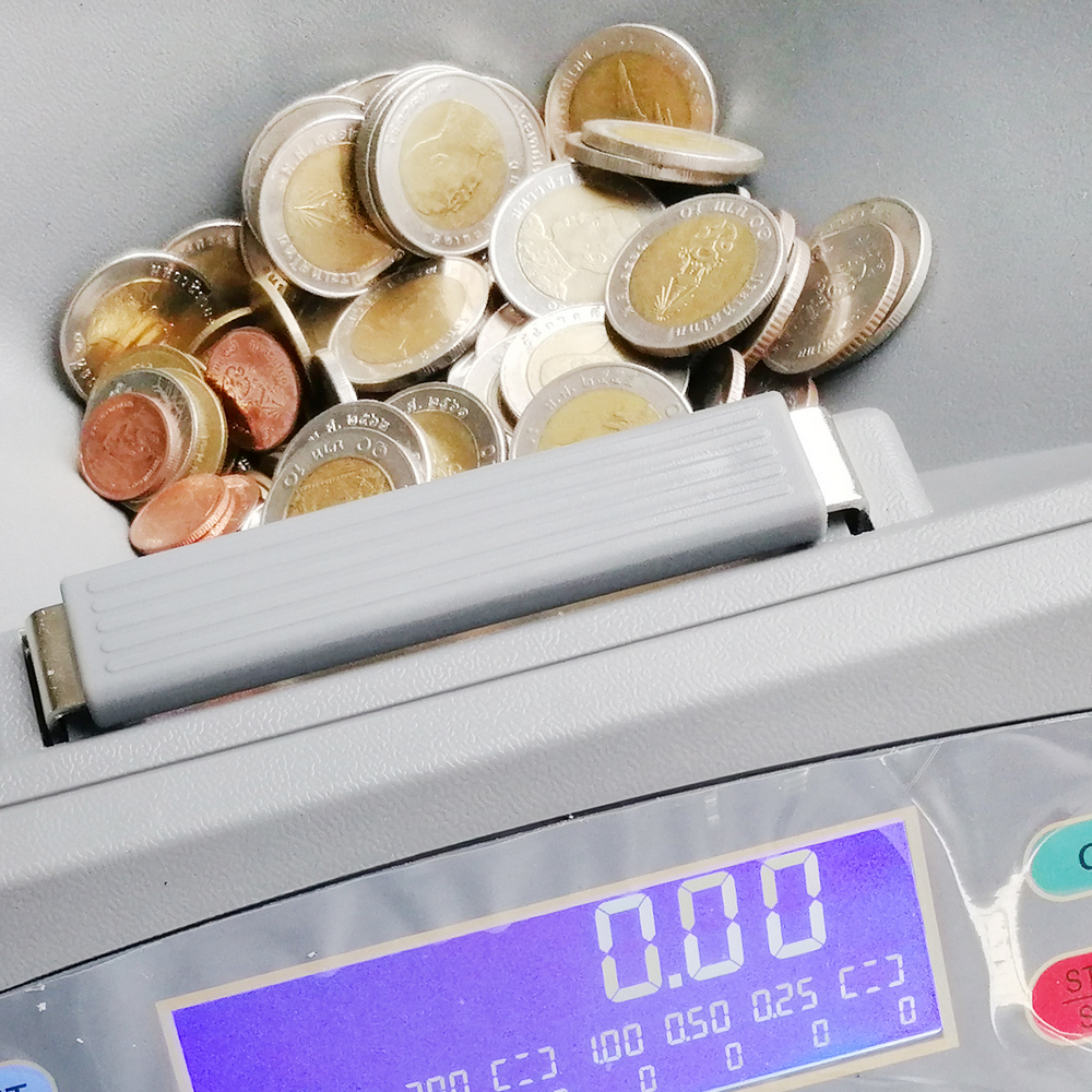 เครื่องนับเหรียญ คัดแยกเหรียญ Coun counter, Coin sorter PHET รุ่น XD-9005
