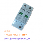 Surge แบบ SPD_F-AC ขนาด 20-40kA 2P 385V white