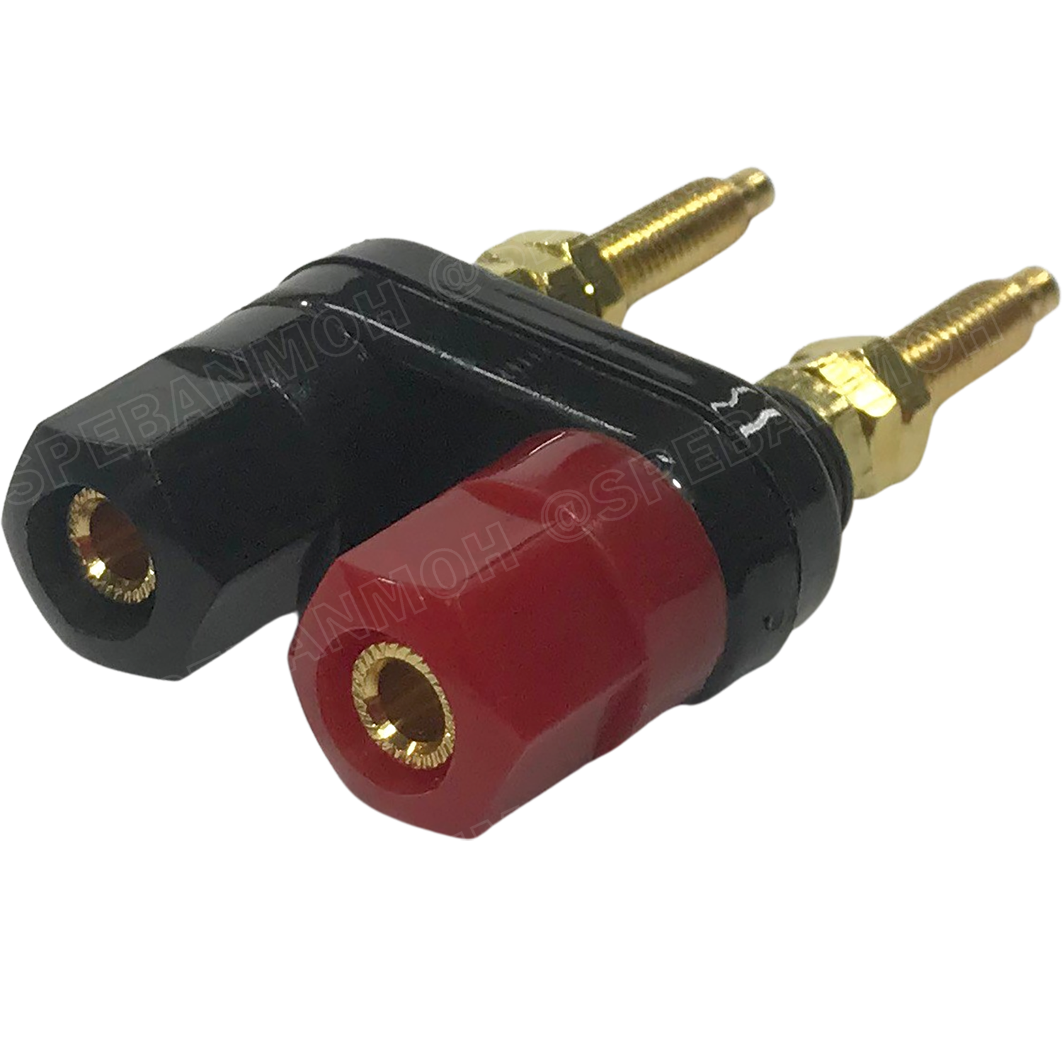 [ 1ชิ้น ] BDP-009-3 ไบดิ้งโพสคู่ ดำ-แดง ติดแท่น Binding Post Ø 4 mm บานานาแจ็ค Banana Jack ปลั๊กกล้วยติดแท่น Biding Post Mounting Type ปลั๊กก้วย ตัวเมีย ติดเเท่น Test Lead Socket ไบดิ้งโพส ปลั๊ก แจ็ค ไบดิ้งโพส ขั้วต่อทดลอง ปลั๊กตัวเมีย เดี่ยว แบบ ยึดติดแท