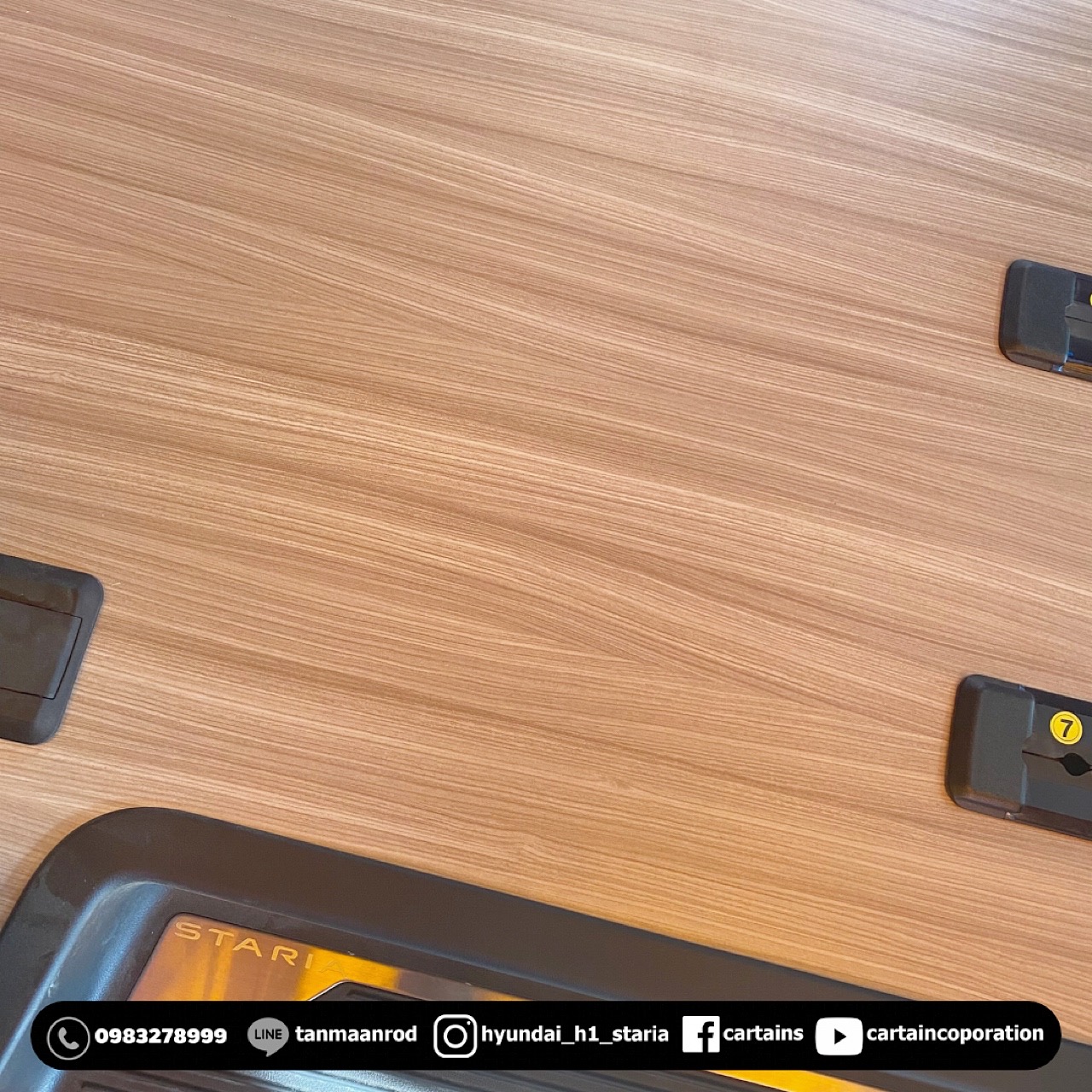 ปูพื้นไม้ลามิเนต ลายไม้แท้ staria