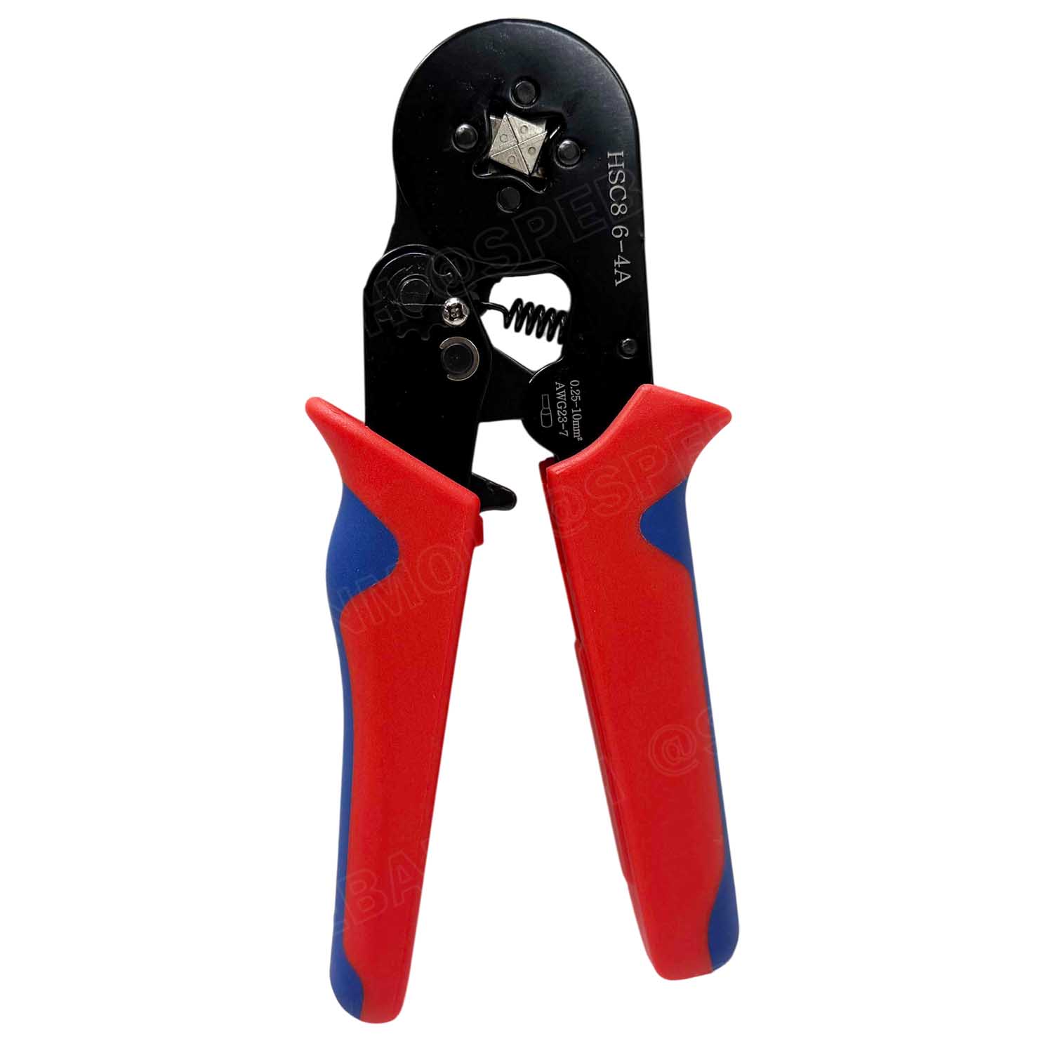 [ 1 ชิ้น ] HSC8-6-4 รุ่นประหยัด คีมย้ำหางปลา คอร์ดเอ็น หางปลาเข็ม 0.25-10 mm² Crimping Terminal For Coed End คีมย้ำสลิปเข้าปลายสาย ย้ำสายไฟ Wire ferrules End sleeves 23-7AWG คีมอเนกประสงค์ ด้ามจับ แบบ 4 เหลี่ยม CRIMPING TOOLS 0.5 1.5 2.5 4.0 6.0 10.0 m