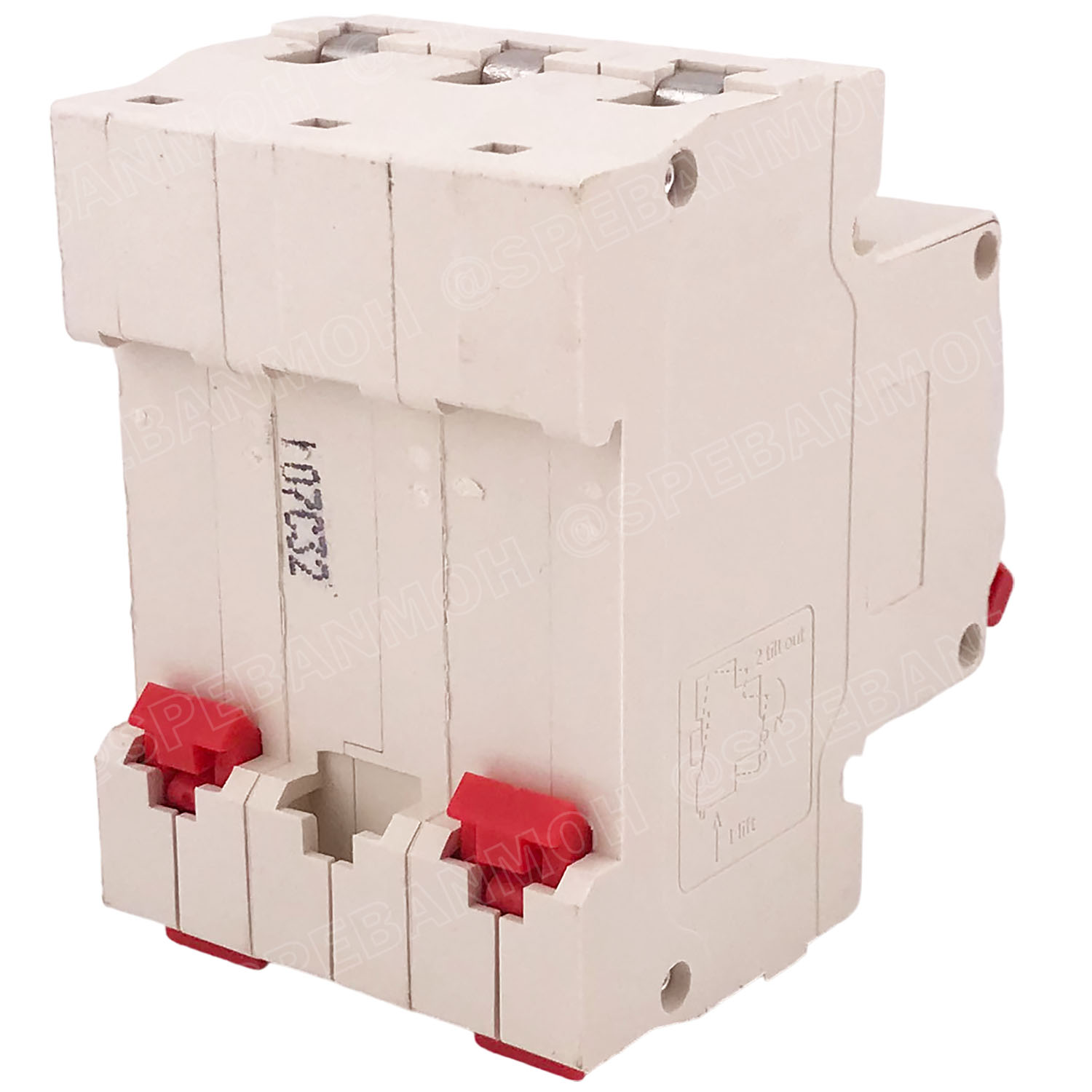 DZ47-63-3P 40A เบรกเกอร์เมน ยึดรางปีกนก 3P 40A AC Circuit Breaker เบรกเกอร์ตัดไฟเกิน 3โพล 40แอมป์ คัดเอาท์ ป้องกันกระแสเกิน Overload ป้องกันการลัดวงจร Short circuit เบรกเกอร์ตัดไฟ เบรกเกอร์ลูกย่อย Ac Circuit Breaker ไฟบ้าน 230V/400V AC มินิเซอกิตเบรก