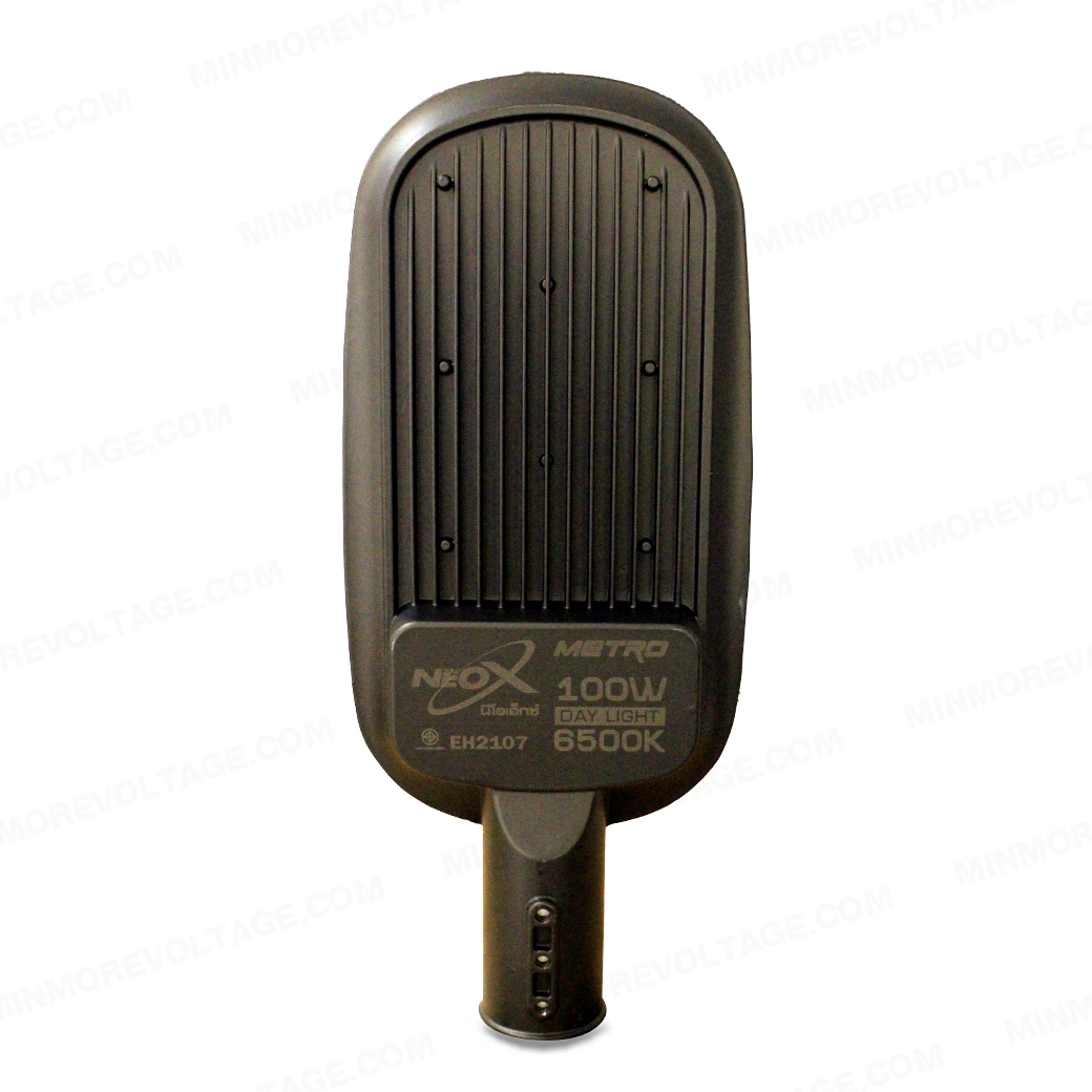 โคมไฟถนน LED 100W แสงขาว รุ่น METRO NEOX (ใช้ไฟ 220V) คุ้มค่าในหลอดเดียว