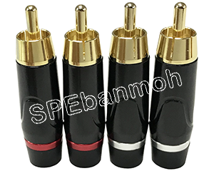 RCA-708B ปลั๊ก RCA (RCA Plug), ผู้ Ø6mm