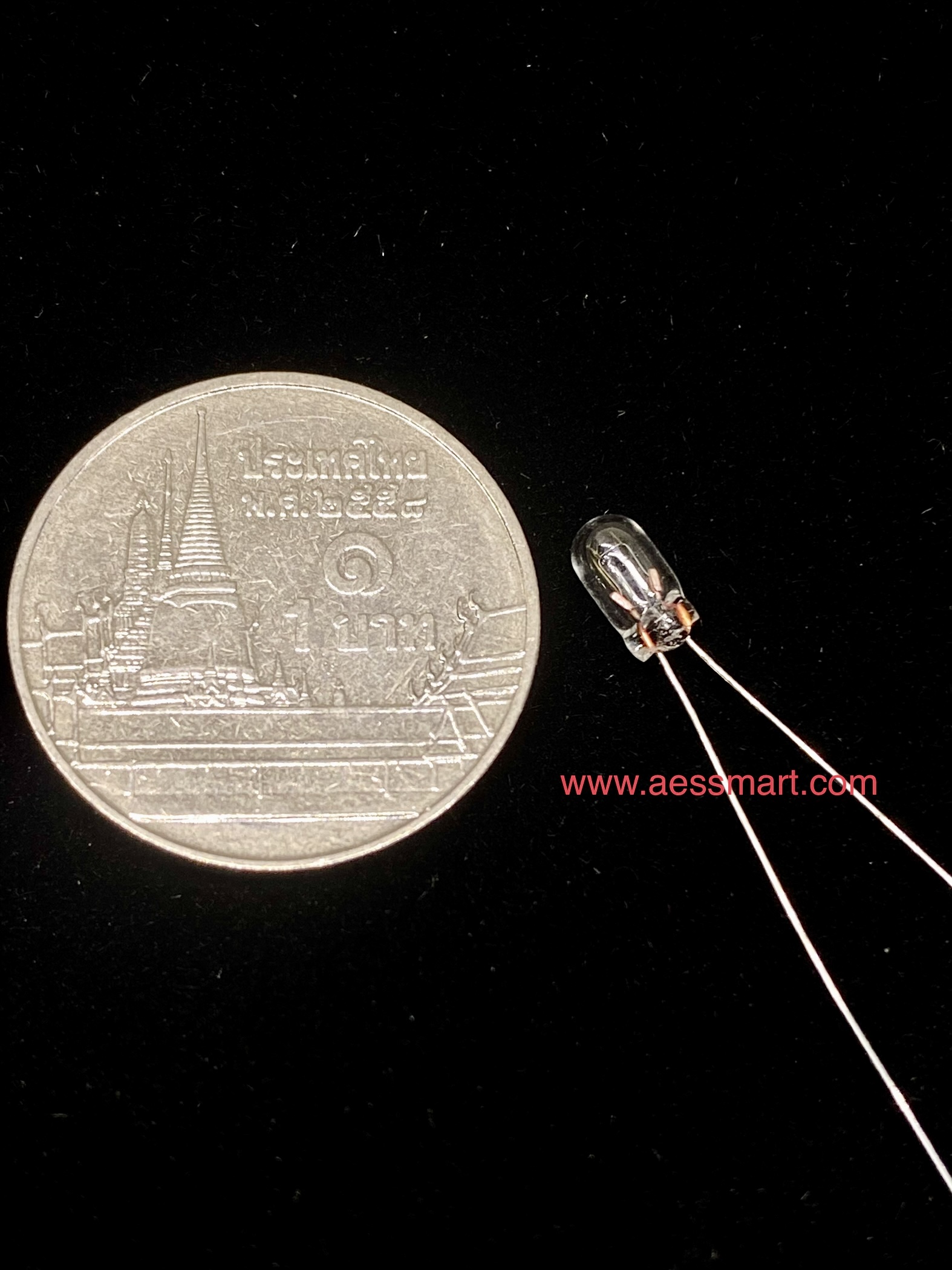 หลอดไฟไส้ 12V ขนาด 3mm