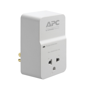 APC Home/Office SurgeArrest 1 Outlet 230V อแดปเตอร์ป้องกันไฟกระชาก