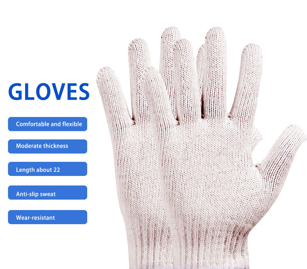 ถุงมือผ้าฝ้ายขนาดฟรีไซด์