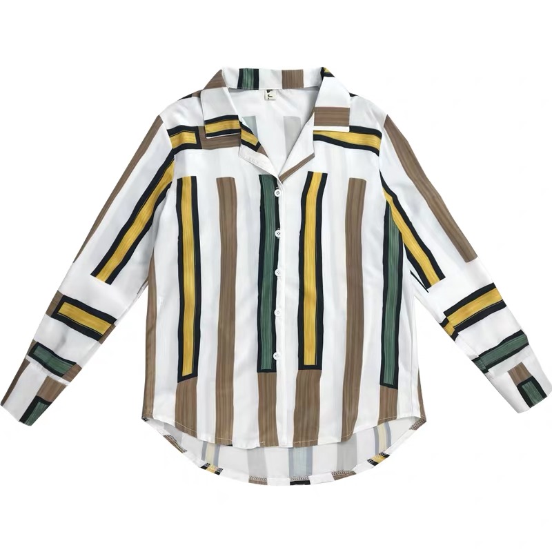 เสื้อเชิ้ตลายทางหลากสี