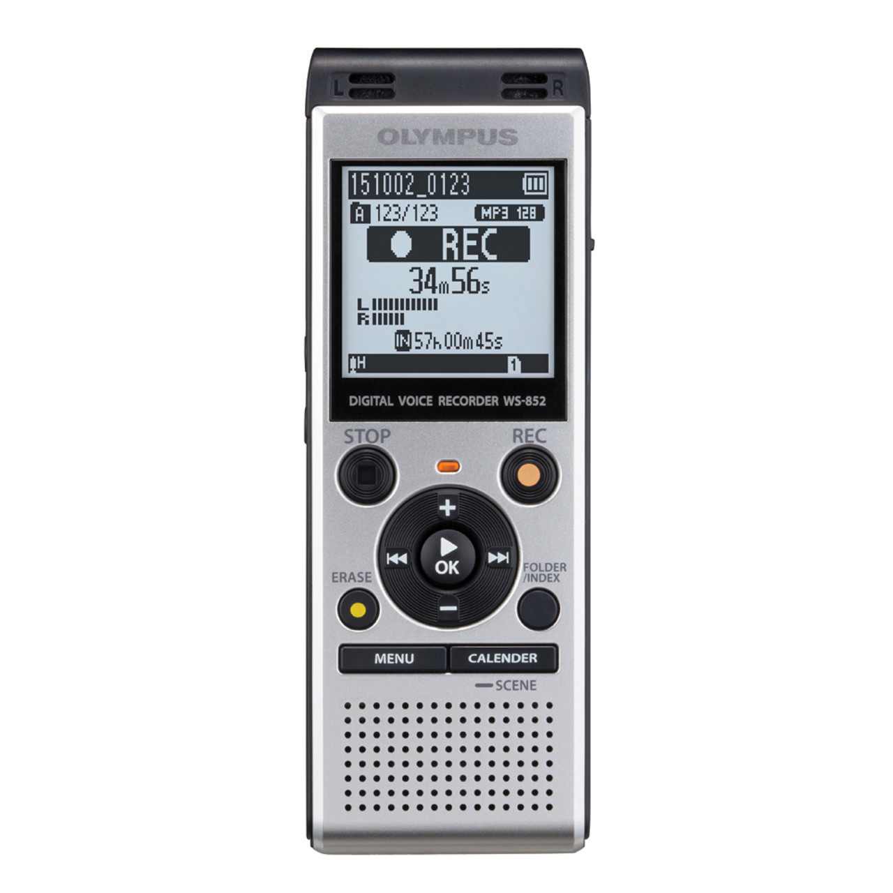 OLYMPUS Voice Recorder WS-882 เครื่องบันทึกเสียง แบบพกพา คุณภาพสูง รับประกันสินค้า 1 ปี