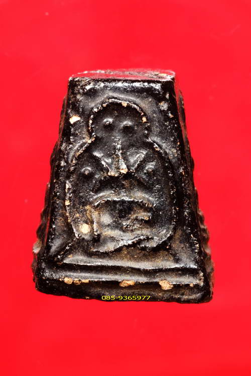 พระพุทธสี่หน้า หลวงพ่อพริ้ง วัดบางประกอก เนื้อดินผสมผงจุ่มรัก กรุงเทพ