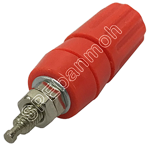 [ 5ชิ้น ] BDP-111 บานานาแจ็ค ติดแท่น (Banana Socket) Ø 4 mm N/A แดง (Red) บานานาแจ็ค Banana Jack ปลั๊กกล้วยติดแท่น Biding Post Mounting Type ปลั๊กก้วย ตัวเมีย ติดเเท่น Test Lead Socket ไบดิ้งโพส ปลั๊ก แจ็ค ไบดิ้งโพส ขั้วต่อทดลอง ปลั๊กตัวเมีย เดี่ยว แบบ ยึ