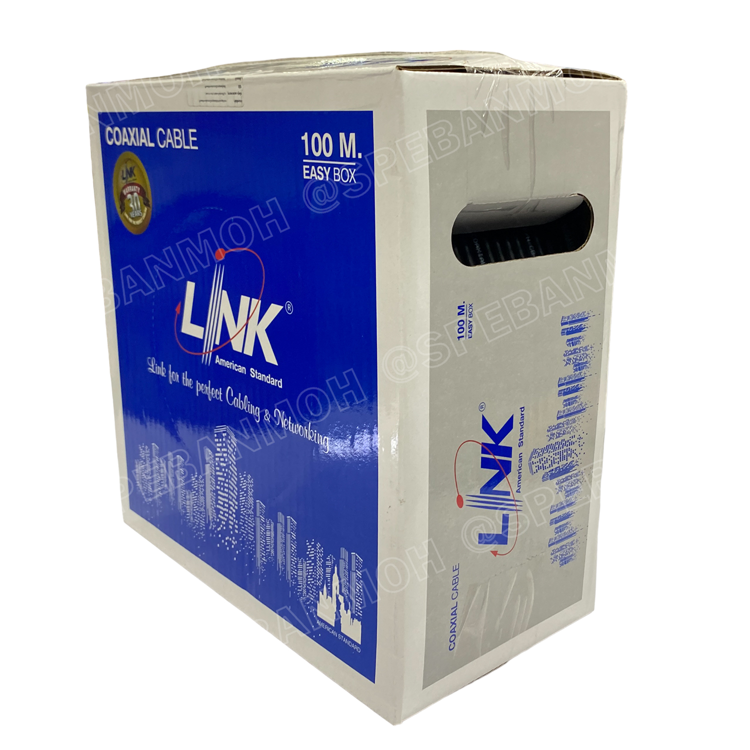 [ 5 เมตร ] CB-0106A สีขาว White สาย RG6 Indoor Link Shield 95% RG6/U Shield 18awg สายโคแอกเชียล ลิ้งค์ Coaxial Cable สายสัญญาณ สายเดินกล้องวงจรปิด RG6 ชีล 95% ใช้งานภายใน สาย CCTV สายชีลกันสัญญาณรบกวน เดินกล้องวงจรปิด CCTV ชีล สายอากาศทีวี อินเตอร์ลิ้งค์