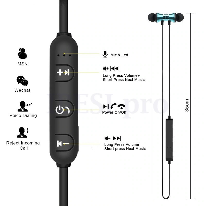 หูฟัง bluetooth รุ่น XT-11 กันเหงื่อได้