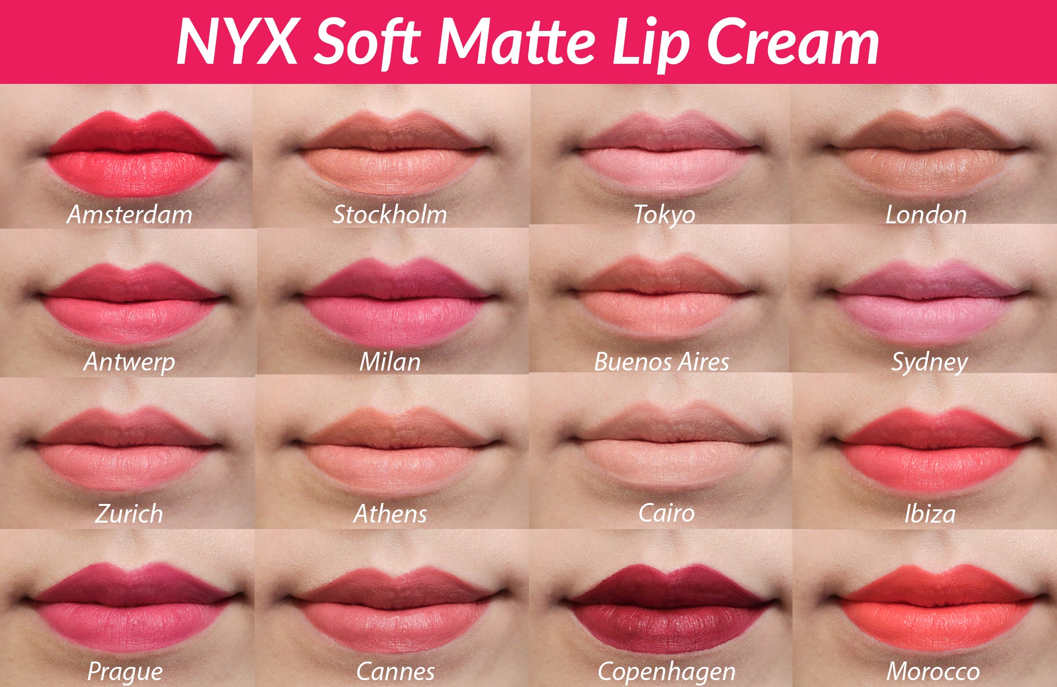 ลิปสติก NYX Soft Matte Lip Cream ขนาด 8ml. ลิปสติกเนื้อแมทท์เนื้อครีม เนื้อลิปนุ่ม มีกลิ่นหอม เกลี่ยง่าย ไม่เป็นคราบ สีสดติดทน ปากไม่ดำ