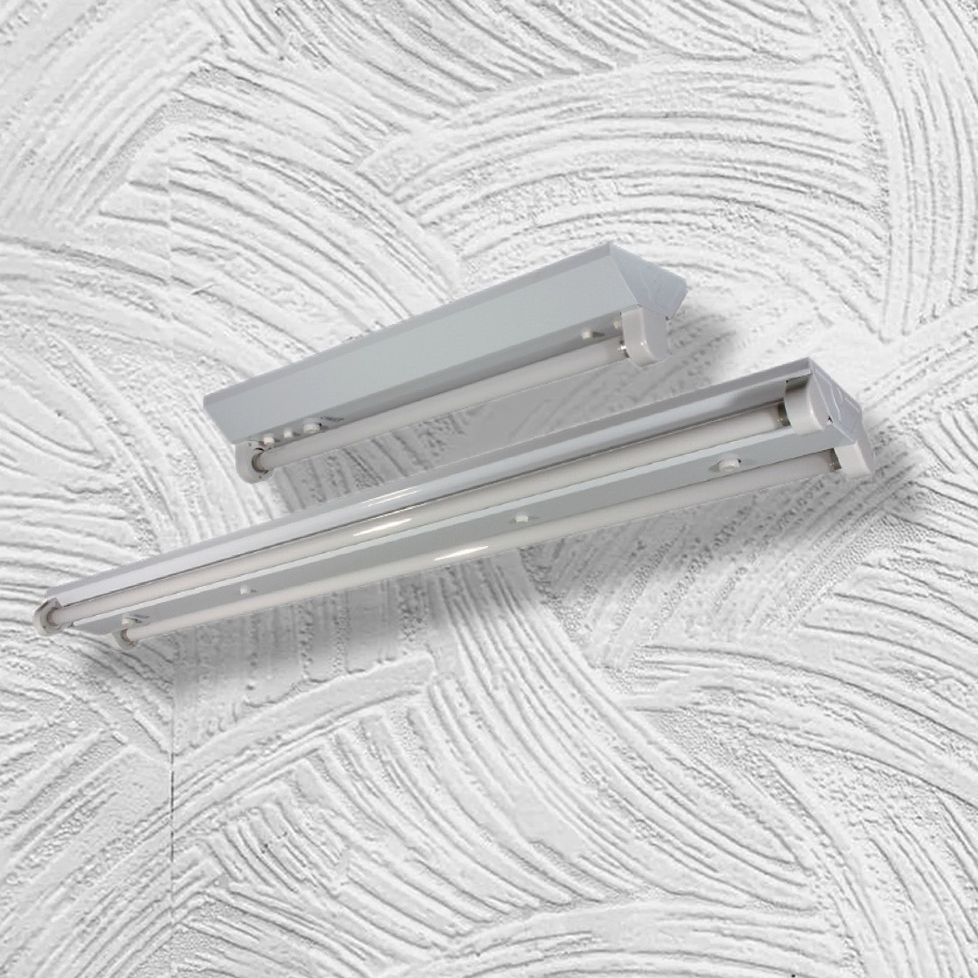 โคมกันน้ำกันฝุ่น1x20wพร้อมหลอดT8 สั้น