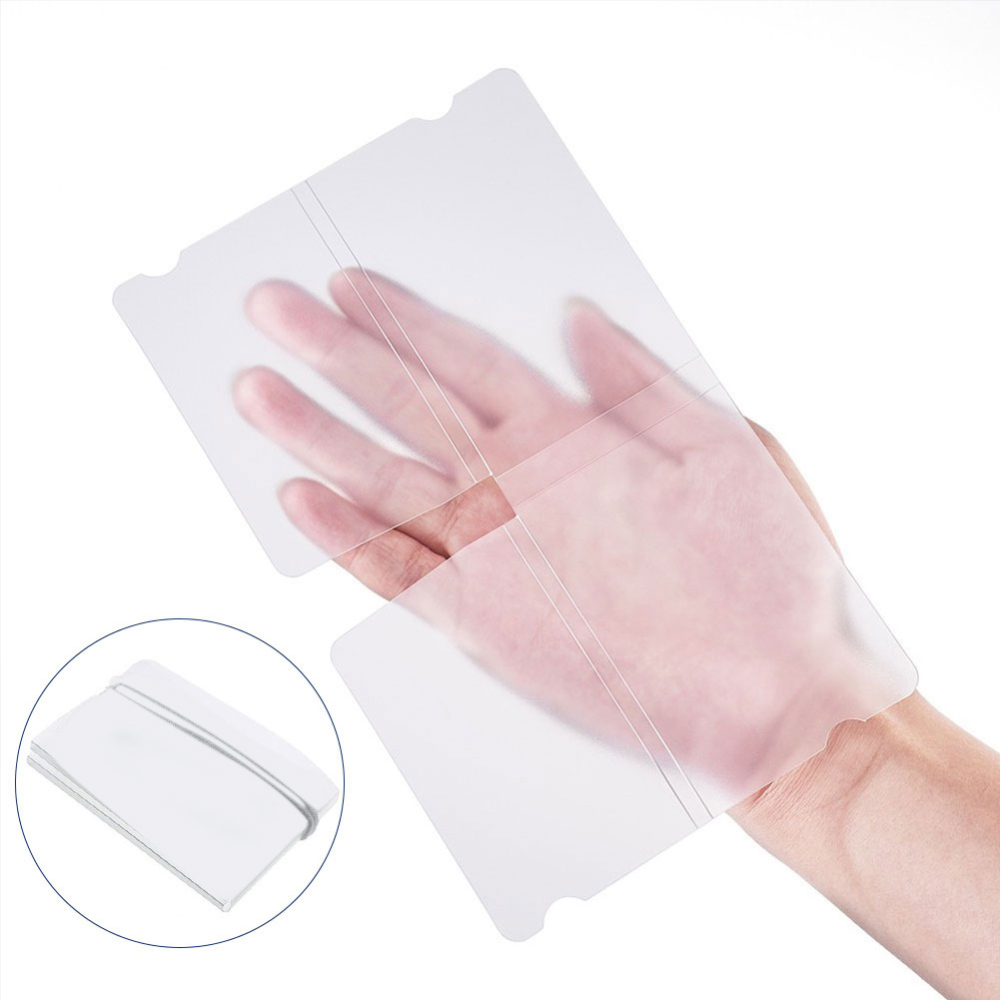 ซองพลาสติกสำหรับจัดเก็บหน้ากากอนามัย แบบพับเก็บ สีขาวใส ขนาด 18.5x6 ซม. 1 ชิ้น ใช้แล้วนำมาทำความสะอาดก่อนนำไปใช้คครั้งต่อไป