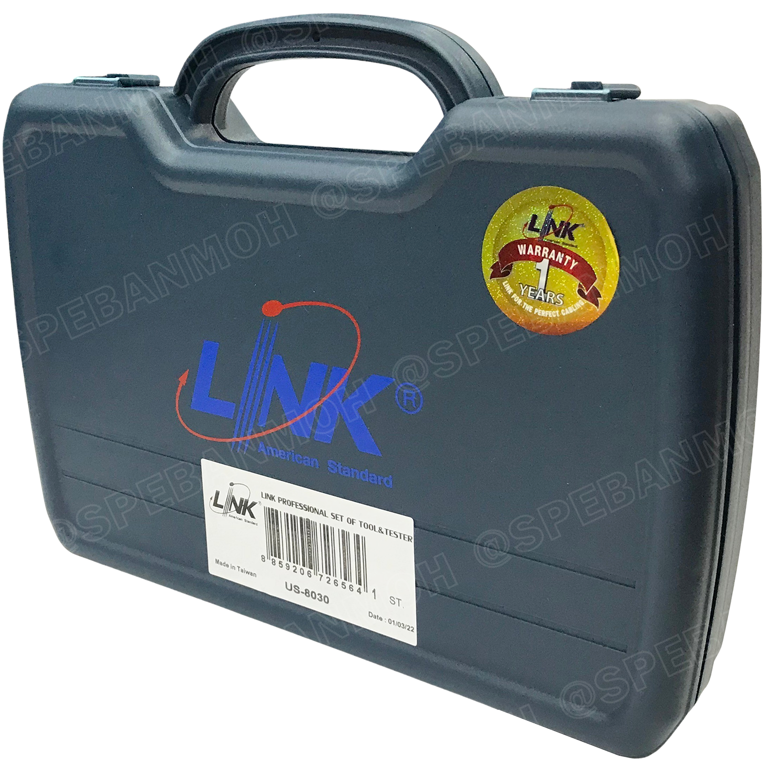 US-8030 ชุดอุปกรณ์ย้ำและเทสสอบสายแลนด์ set of tools and tester เครื่องมิอ LAN ครบชุด ชุดย้ำสายแลนด์ 1. TL-1103 คีมย้ำสายแลนด์ RJ45 RJ11 2. TL-3116 ตัวเข้าสายแลนด์ตัวเมีย 3. TX-1302 เครื่องเทสสายแลนด์ 4. US-8060 ฐานรองเข้าสายแลนด์ ชุดย้ำสายแลนด์ ฐานรอง คีม