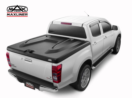 S1 180° สีดำลายหนัง 4 ประตู Isuzu D-max ปี 2012-2015 มี Rack