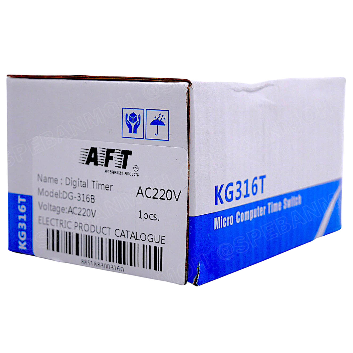 [ 1 ชิ้น ] DG-316B ดิจิตอลไทม์เมอร์ 220V 30A 16โปรแกรม Digital Timer ตัวตั้งเวลา แบบดิจิตอล Microcomputer Timer Switch สวิตช์ตั้งเวลา นาฬิกาตั้งเวลาเปิดปิด ดิจิตอล เครื่องตั้งเวลา เปิด-ปิด อุปกรณ์ไฟฟ้า อัตโนมัติ