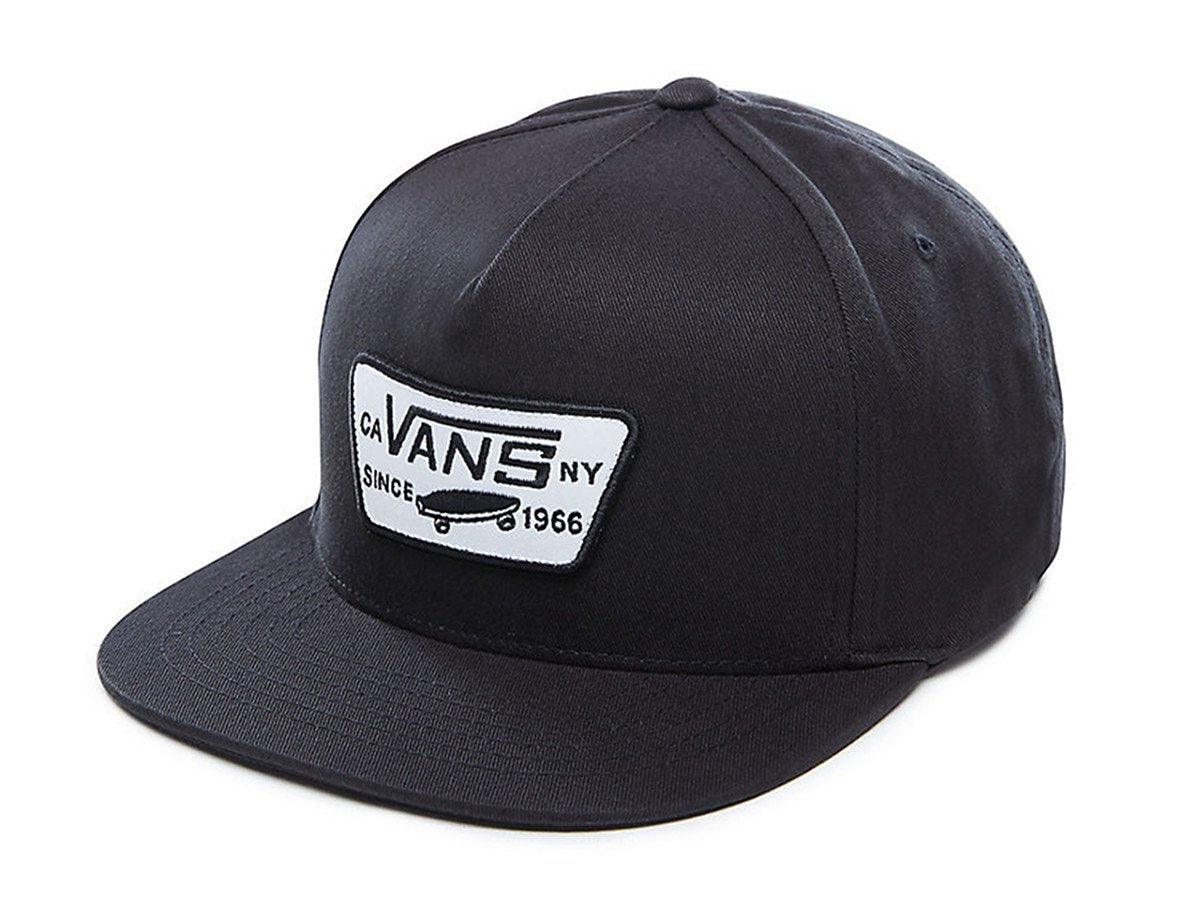 Vans Full Patch Snapback Hat True Black