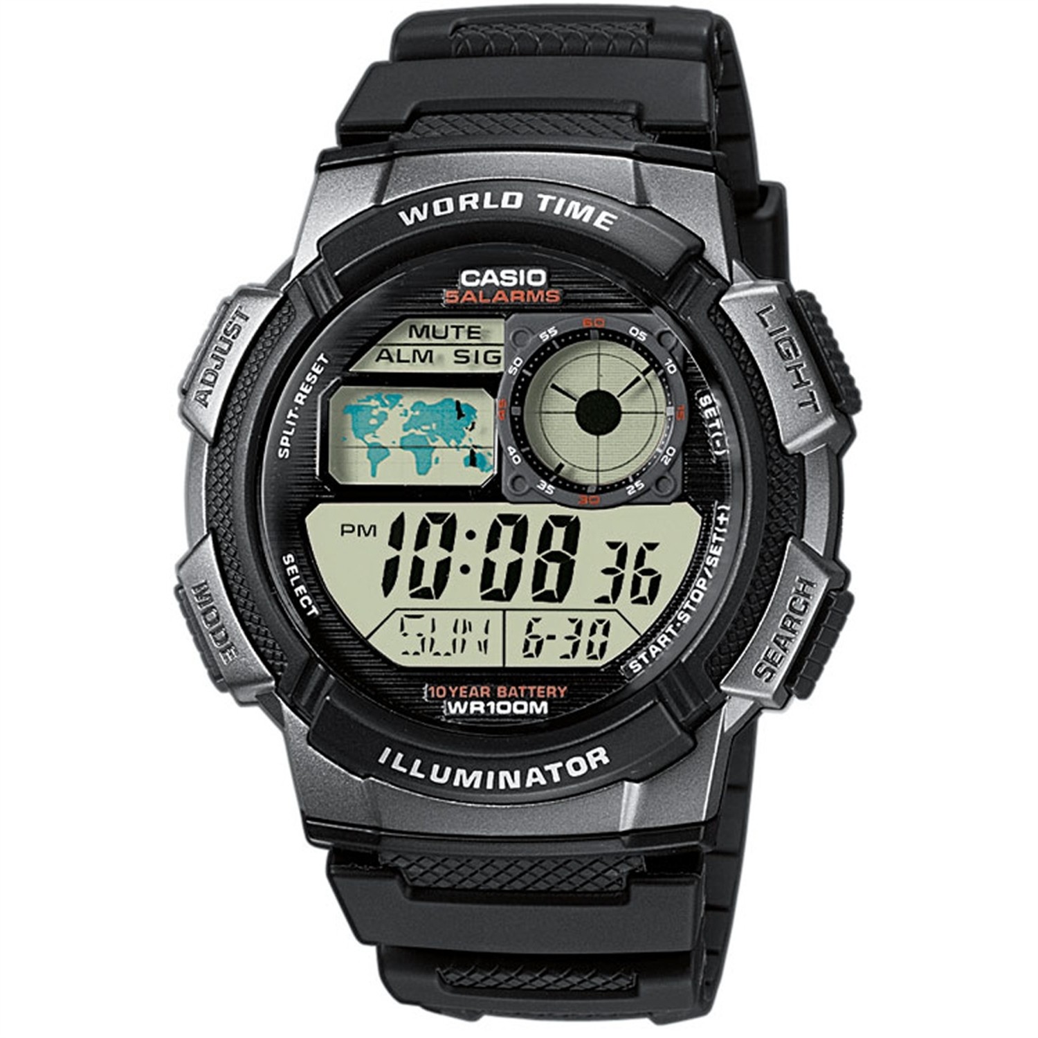 CASIO NORMAL รุ่น AE-1000W-1BV สีดำ สินค้าของเเท้ รับประกัน 1 ปี