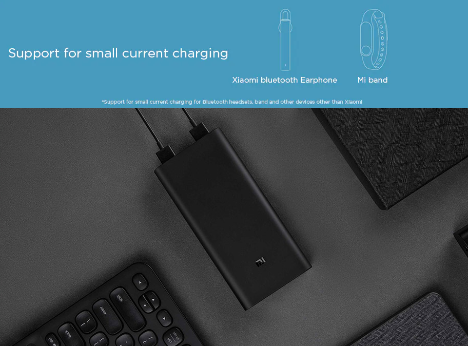 แบตเตอรี่สำรอง Xiaomi 20000mAh Power Bank 3 Pro-22234 ประกันศูนย์ไทย