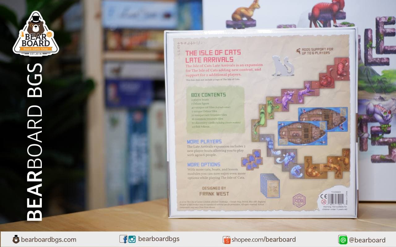 The Isle of Cats: Late Arrivals ภาคเสริมบอร์ดเกม ของแท้