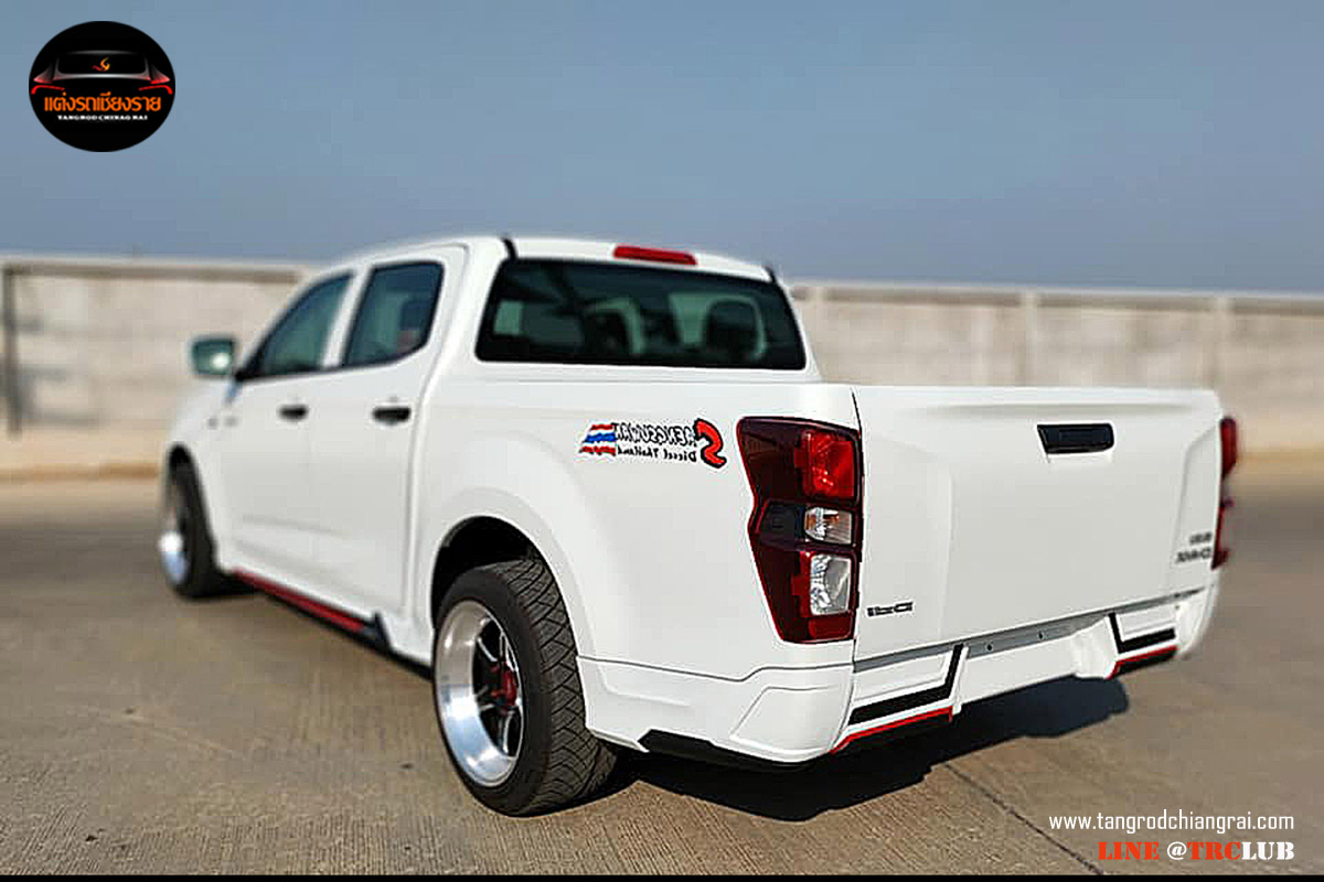 ชุดแต่งสเกิร์ตรอบคัน RIDER สำหรับ ALL NEW D-MAX 2020 (ตัวเตี้ย)