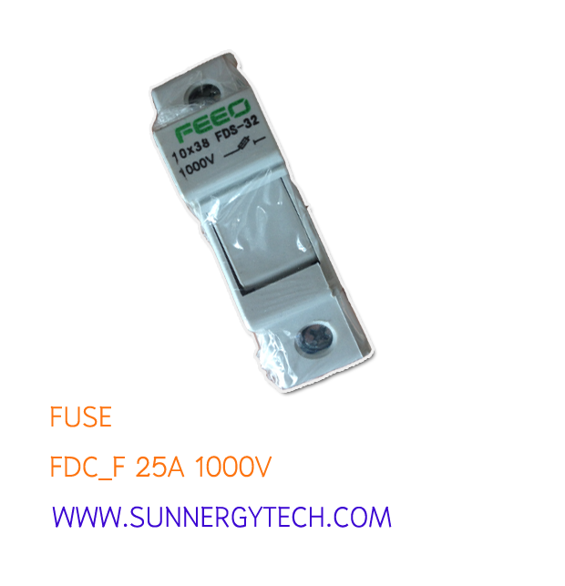 Fuse แบบ FDC_F ขนาด 25A 1000V
