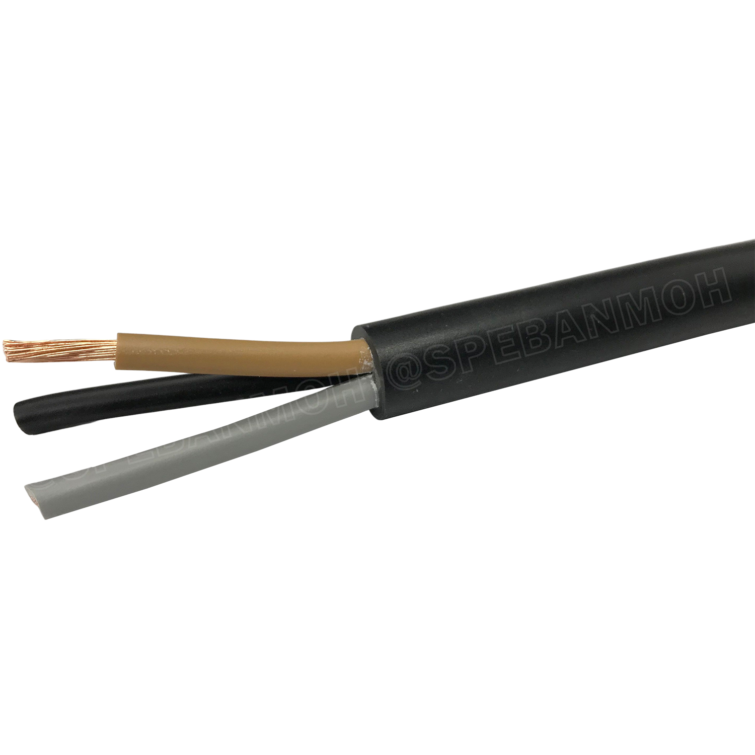 [ 1 เมตร ] VCT-3x2.5 สาย VCT 3C X 2.5 sq.mm สายอ่อน 3 คอร์ Size 2.5 sq.mm VCT AC Power Cable สายไฟ AC สายปลั๊ก IEC53 สายมาตรฐาน มอก. TIS 11-2553 3x2.5 สายไฟเอซี สายไฟบ้าน VCT Cable Flexible Cable สายไฟ ฉนวนPVC สายไฟอ่อน