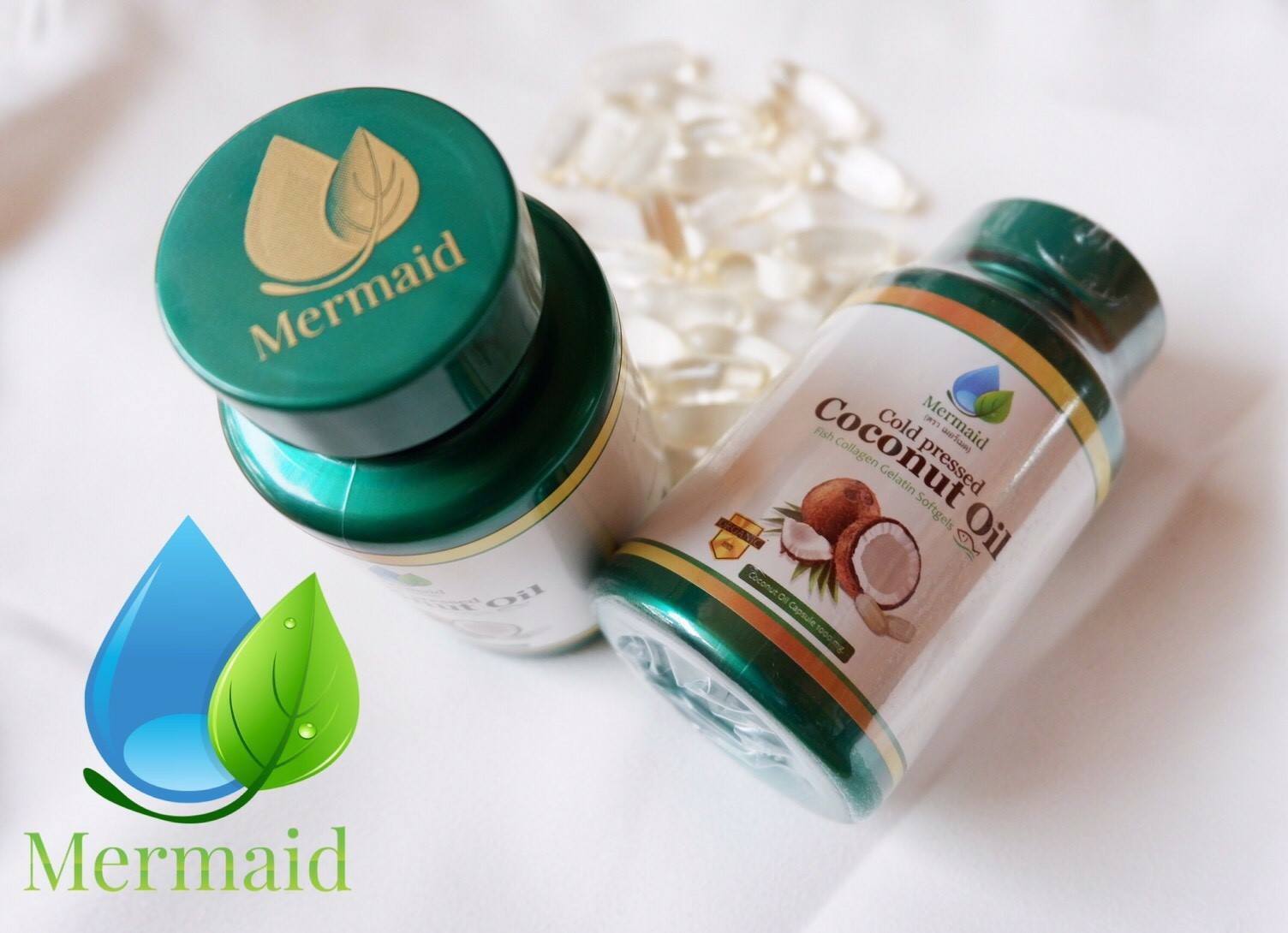 น้ำมันมะพร้าวMermaid Coconut oil by Mermaid ตัดรหัสตัวแทน
