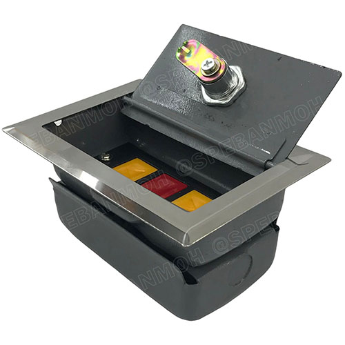 [ 1 ชิ้น ] PBS-3 Electric Roller Shutter Garage Door Switch Up Down Stop กล่องสวิทซ์ประตูม้วน ระบบมอเตอร์ แบบฝัง 3A 600Vac สวิตช์ประตูม้วนพร้อมกล่อง+ลูกกุญแจ เปิด-หยุด-ปิด