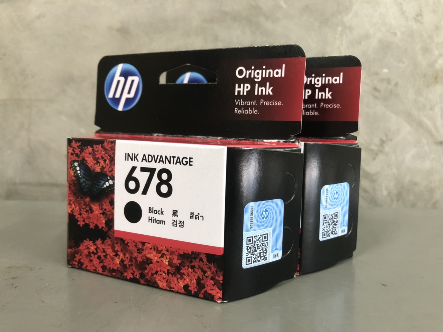 HP 678 Black ตลับหมึกอิงค์เจ็ท สีดำ Black Inkjet Cartridge (CZ107A) หมึกแท้จากศูนย์ไทย