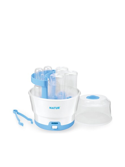 NATUR เนเจอร์ เครื่องนึ่งขวดนมไฟฟ้า((SZ-3) รุ่น 10 นาที แถมฟรี ขวดนมเนเจอร์ 4ออนซ์ และ8 ออนซ์1เครื่อง