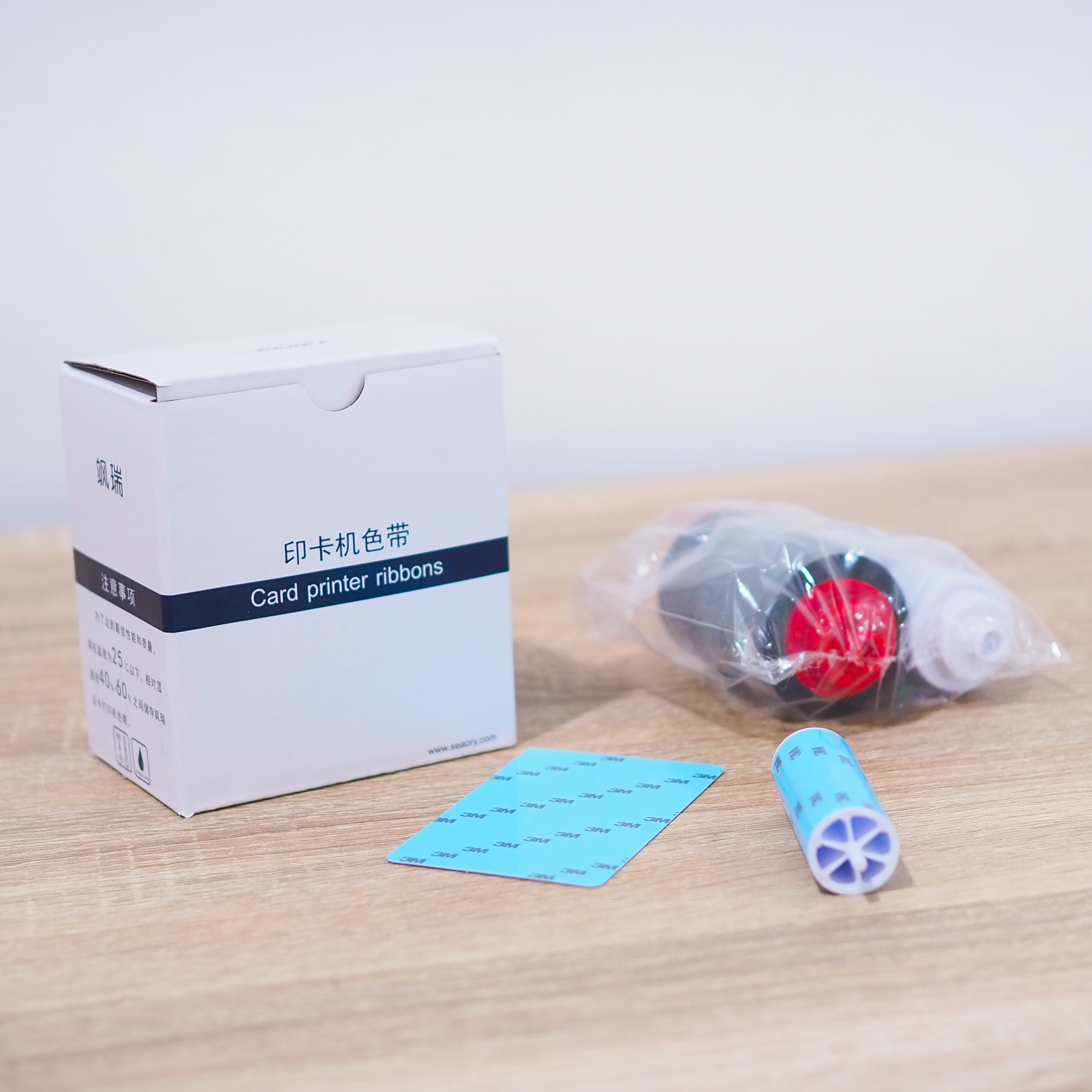Seaory BXR.21112.GBZ ริบบอนสี หมึกพิมพ์สี Full panel color ribbon YMCKO 300 Print ใช้สำหรับเครื่องพิมพ์บัตร Seaory S20 S21 S22 S22K Code GBZ