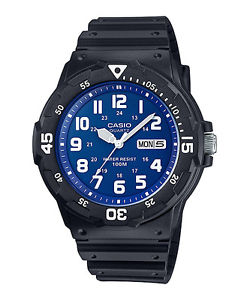 CASIO รุ่น MRW-200H-2B2VDF สีดำ จอน้ำเงิน สินค้าของเเท้