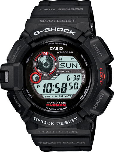 CASIO G-SHOCK รุ่น G-9300-1DR สีดำ สินค้าของเเท้ รับประกันศูนย์ CMG