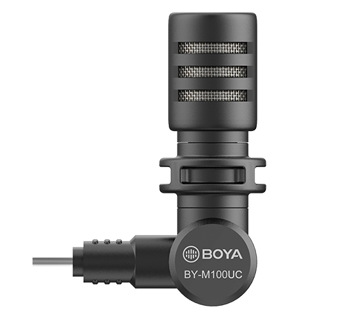 BOYA BY-M100UC Plug-in and play mic (Type-C) รับประกันสินค้า 2 ปี