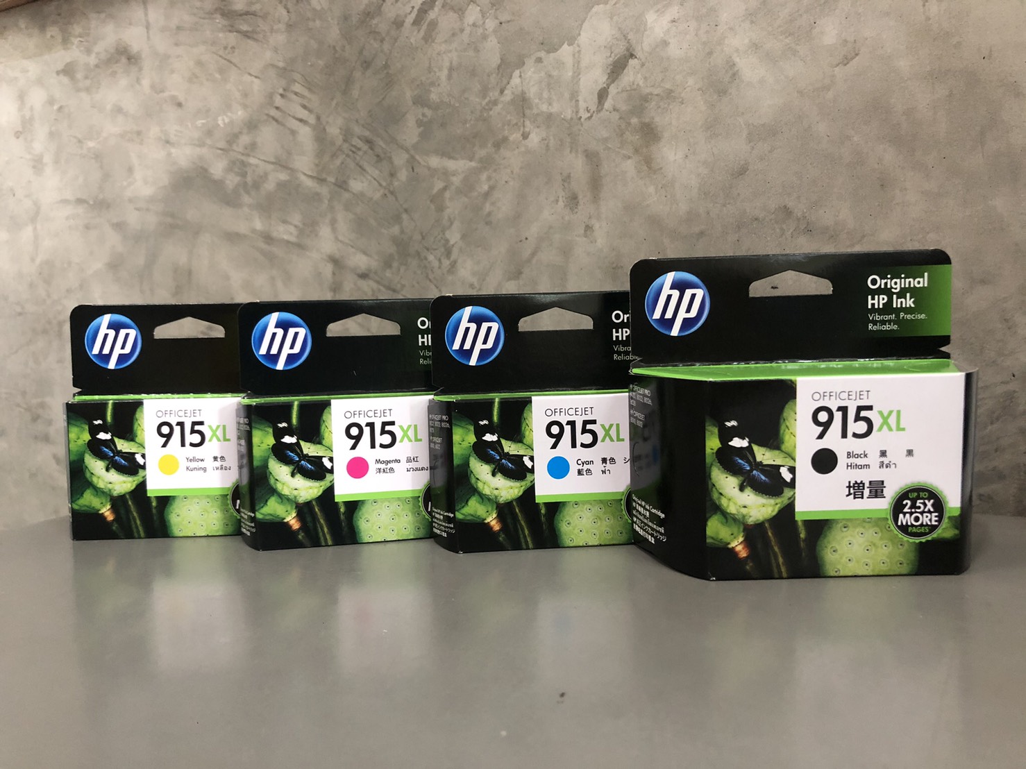 ตลับหมึกอิงค์เจ็ท 3YM19A ฟ้า HP 915XL Original หมึกแท้จากศูนย์