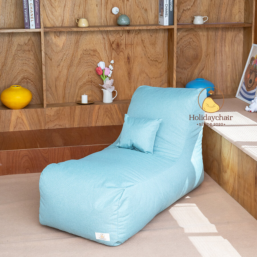 เบาะนั่งเม็ดโฟม เก้าอี้บีนแบ็ค ทรงตัวแอล บีนแบ็ก เบาะนั่งเล่น bean bag บีนแบค เก้าอี้เม็ดโฟม โซฟามินิมอล โซฟาบีนแบค โซฟาเม็ดโฟม เก้าอี้พักผ่อน เก้าอี้มินิมอล รุ่น HCS-008