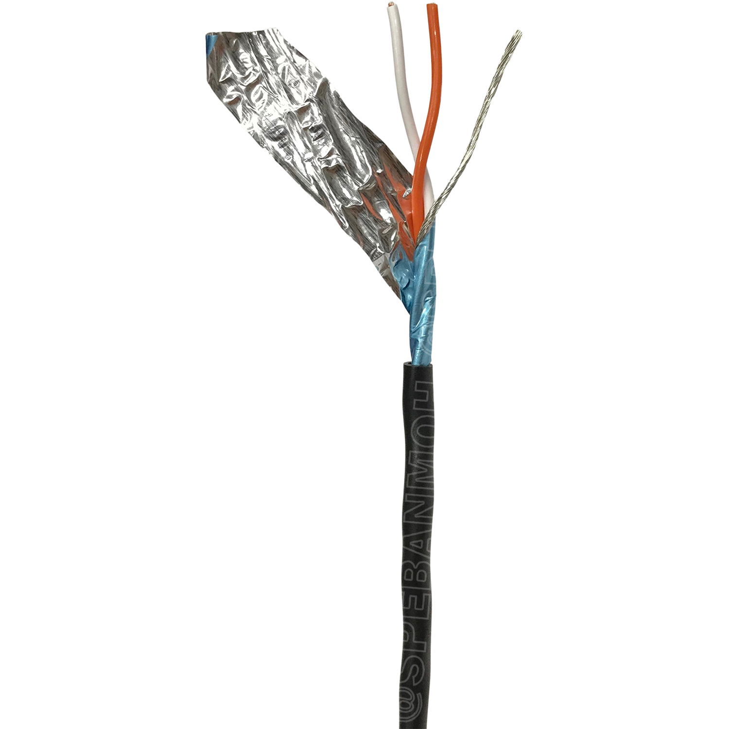 [ 2 เมตร ] JSL-283 สายสัญญาณ ไดนาคอม สีดำ Black Shield 24AWG L-2B2AT ตีเกลียว ∅3 mm Dynacom Stereo Cable สายสเตอริโอ Audio Cable สายไมค์ Microphone Cable สาย XLR สายต่อแจ็ค 3.5 สายต่อคอนเน็คเตอร์ สายสัญญาณ