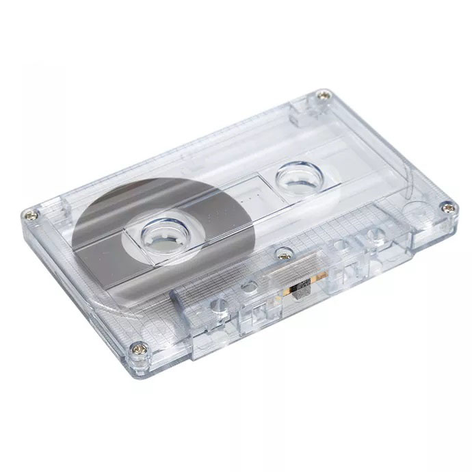 เทปคาสเซ็ทเปล่า 60 นาที Black & Pink & Clear สีดำ สีชมพู และแบบใสทั้งตัว - Blank Tape Cassette 60 minutes Black & Pink & Clear