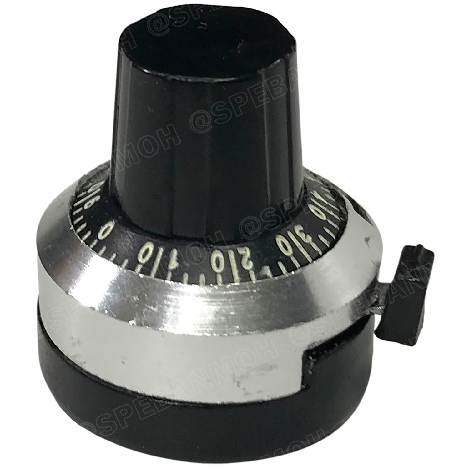 KNB-3590S ฝาครอบวอลุ่ม แบบแสดงรอบ Knob for VR-3590S Potentiometer ปลอกวอลลุ่ม แบบทดรอบ 10รอบ 3590S ฝาปิดวอลุ่ม ลูกบิด วอลุ่ม ตัวต้านทานแบบปรับค่า Ø6.35